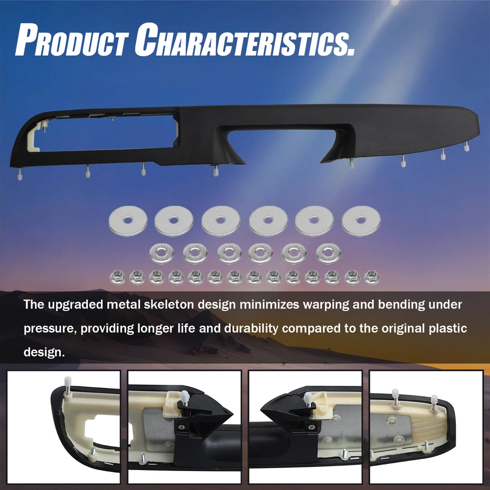 Black Front Driver Side Door Armrest Repair for Tahoe Silverado 2010-2014 80994 - Image 4 of 4