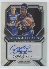 2021 Panini Prizm WNBA Signatures Silver Crystal Dangerfield #SG-CDF Auto a8r