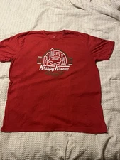 Krispy Kreme New York City T-Shirt Adult Red 2XL Cotton Blend Statue Of Liberty