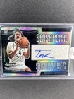 TRISTEN NEWTON 2024-25 PRIZM BLACK ROOKIE SENSATIONAL SILVER RC AUTO