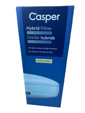 Casper Standard Hybrid Pillow with Snow Technology Standard Pillow, New in box.