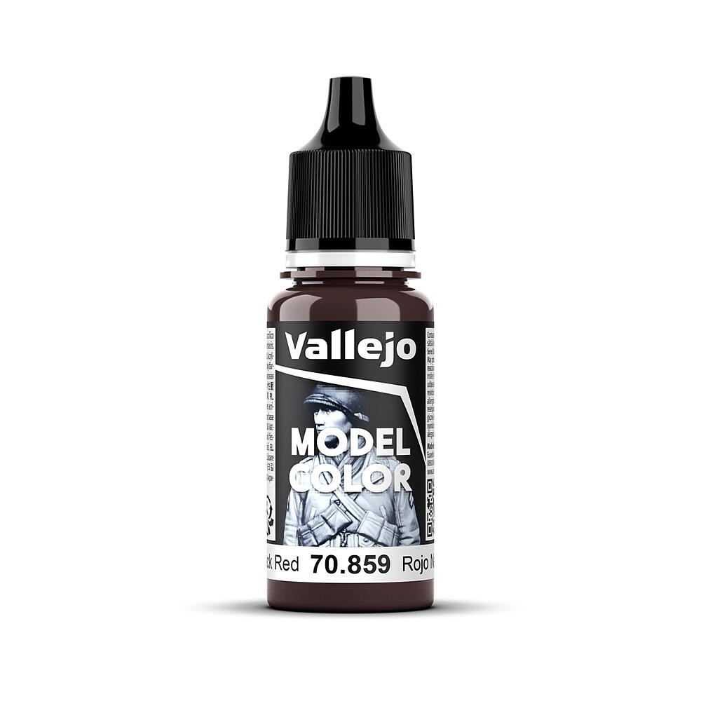 Vallejo Model Color Black Red Acrylic 18ml/0.60 fl oz Dropper Botlle - 70.859 - Image 5