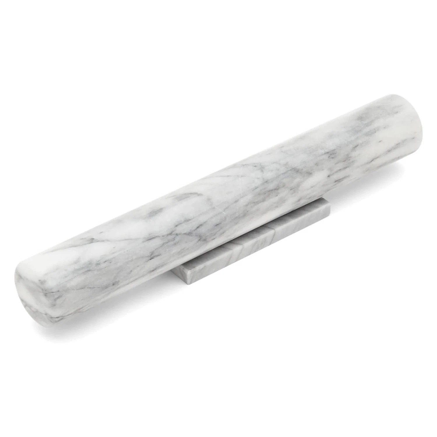 Fox Run French Marble 11" Rolling Pin with Base, Handle Free, 3 x 13 x 3 inches