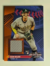 Jacob Wilson 2025 Topps Update All-Star Stitches Jersey Relic Orange /25 RC