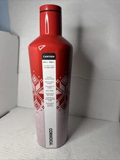 Corkcicle Fair Isle sweater style canteen NEW 11.5” Tall 25 Hours Cold 12 Hot