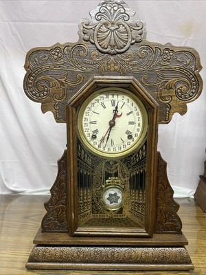 Antique E. INGRAHAM CALENDAR CLOCK Complete Restoration Family Owned Since 1985