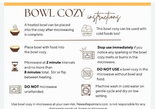 NFL New York Giants Bowl accogliente caldo freddo microonde smerlato fatto a mano NUOVO L@@K - Foto 3 di 10
