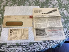 1928 M.R.Zaegel Medicine Advertising ZMO-OIL ...