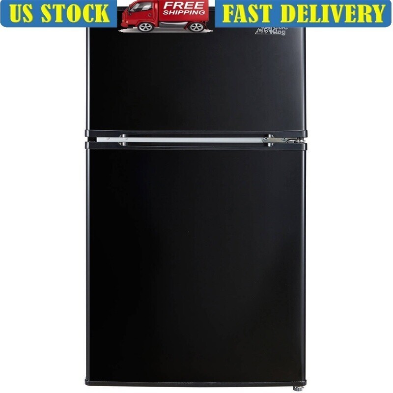 W/ Freezer Adjustable Shelves Child Lock Electric Compact