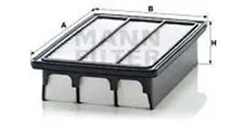 Air filter Filter Insert C 2735 MANN-FILTER for HYUNDAI SANTA FÉ II SANTA FÉ I