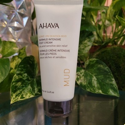 Ahava Leave-On Deadsea Mud Dermud Foot Cream Time to Hydrate Mineral Mask Dry 