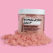 Face Facts Pink Himalayan Salt Body Scrub Invigorating & Exfoliating 400g