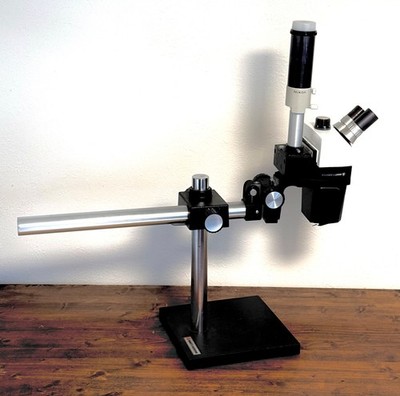 BAUSCH & LOMB STEREO ZOOM 7 MICROSCOPE 10X & 2X Eye Pieces & Heavy Base CLEAN