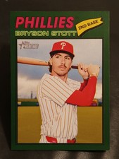 2026 Topps Heritage⭐SP-Green Border⭐ #382 Bryson Stott - Philadelphia Phillies 