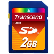 Transcend 2GB Secure Digital (SD) Memory Card