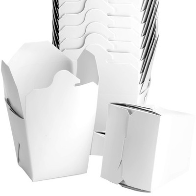 Recyclable Leakproof 32oz Chinese Take Out Boxes 10pk. US-Made Large Microwav...