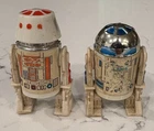 Vintage 1977 Kenner Star Wars R2-D2 and R5-D4 Figures