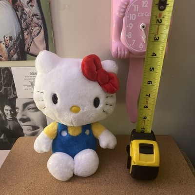 Sanrio HELLO KITTY Plush Yellow & Blue Overalls Doll Hello Kitty & Friends