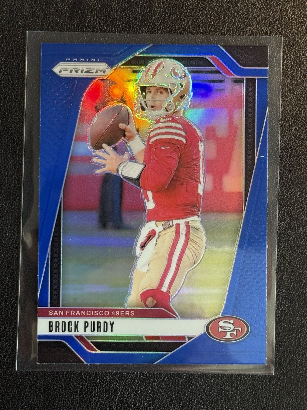 2024 Panini Prizm Brock Purdy Blue Prizm SSP #249 Rare