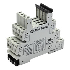 Lot of 4x Allen Bradley 700-HLT1U /A Terminal Block Relay 12-24V