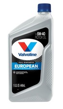 Valvoline European Vehicle Full Synthetic SAE 5W-40 Motor Oil 1 QT 1 QT, Gold 63.96 per gallon