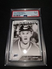 2017-18 Upper Deck Series 1 Portraits  Jonathan Toews Blackhawks PSA 9