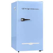 3.2 Cu. Ft. Retro Vintage Compact Mini Fridge in Blue