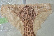 NWT Victorias Secret Med Dream Angels Cheekini Leopard Lace New