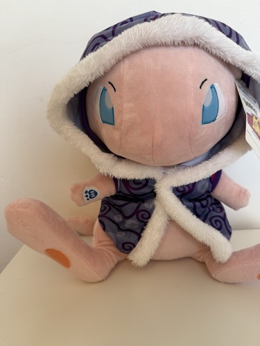 Build A Bear Pokemon Mew With Full Outfit Purple Hoodie And Cape New With Tag - Picture 2 of 11