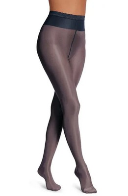 Wolford L14158 Womens Admiral Neon 40 Pantyhose Semi-Sheer Tights Size M