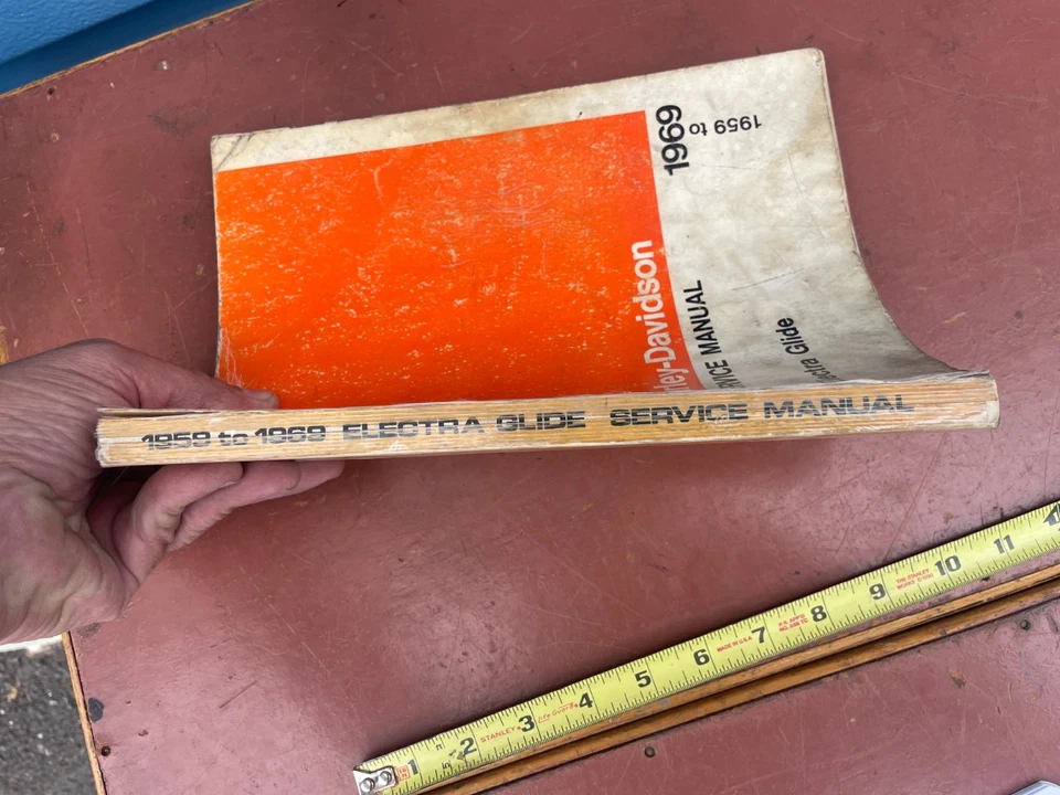 AMF Harley Davidson manual de servicio de fábrica 1969 Electra Glide Panhead Foto 2 de 4