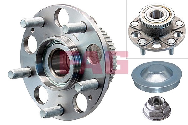 Radlagersatz Schaeffler FAG 713 6178 90 FüR Honda Civic IX FN FK FB FD 8 Tourer-image