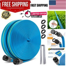 Sprinkler Soaker Hose 100FT - Heavy Duty Sprinkler Hose, Efficient Saving Water