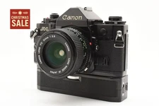 [NEAR MINT /PowerWinder] Canon A-1 Film Camera New FD NFD 24mm f2.8 JAPAN # SALE