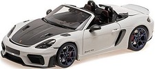 MINICHAMPS Porsche Spyder RS 2024 Diecast Model Car 1/18 Weissach Package White