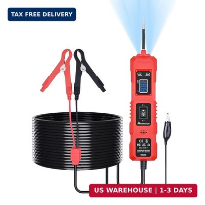 6V-48V DC Car Power Circuit Probe Tester with Dual LED Lights,Circuit Tester Aut