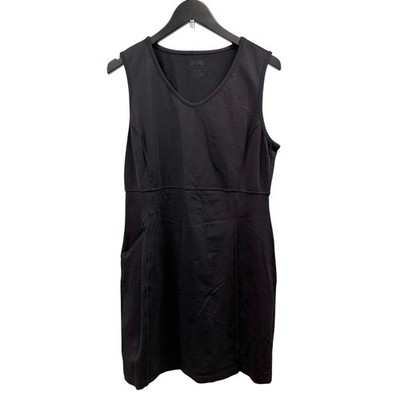 Duluth Trading Women's Black NoGA Stretch Sleeveless Active Dress Sz M