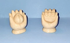 Alabaster Lotus Hand Figures