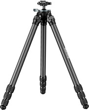 QM-324PA Shooting Tripod, Arca Hunting Carbon Fiber Tripod with 38Mm Ball Head a
