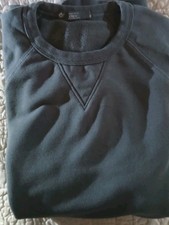 Members Mark heavy Sweatshirt crew Green French Terry Sz M