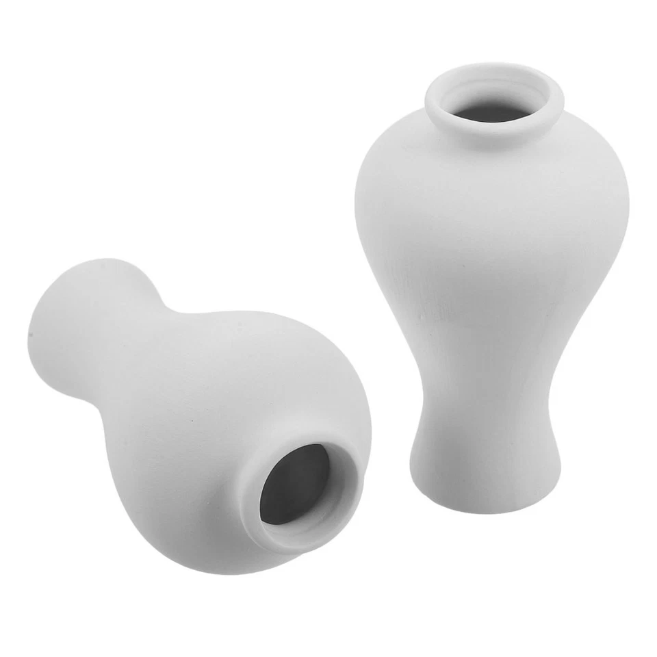  2 Pcs Blumenvase Keramik Kleine Weiße Keramikvase Blumentopf Aus
