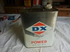 Vintage Empty 2 gallon Oil Can DX Power Only 1 on eBay!  Lot 26-42-15