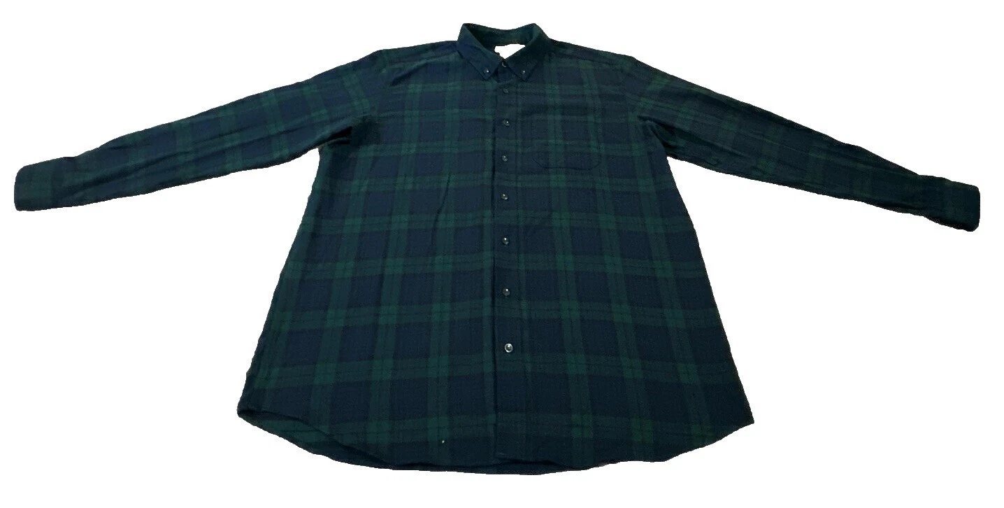 L.L. Bean Cotton Big & Tall Casual Button-Down Shirts for Men