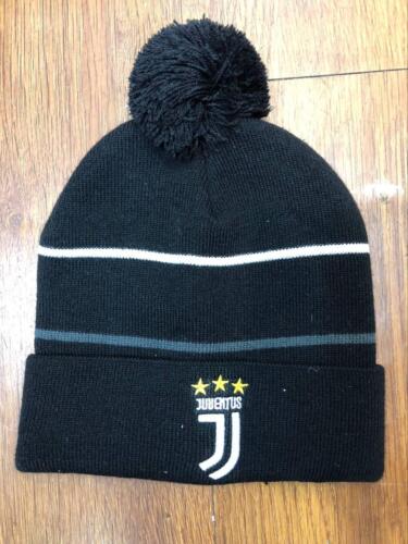 Chapeau bobble bonnet tricoté club de football football bonnet d'hiver Chelsea/Juventus - Photo 1 sur 7