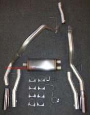 08-13 Ford F250 F350 Catback Dual Exhaust Rear Exit - MaxFlow Muffler