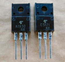 2 Pairs 2SC5171 2SA1930 C5171 A1930 NPN PNP Audio Transistors ~ USA Shipping