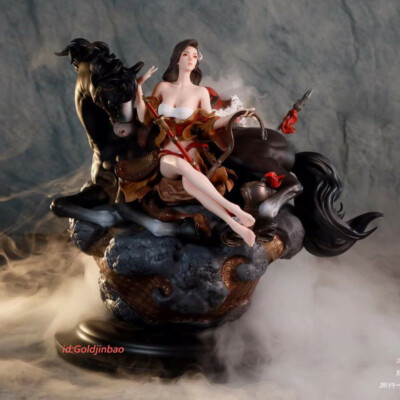 MuLan Resin Model Painted Statue In Stock WOMO Studio H45cm
