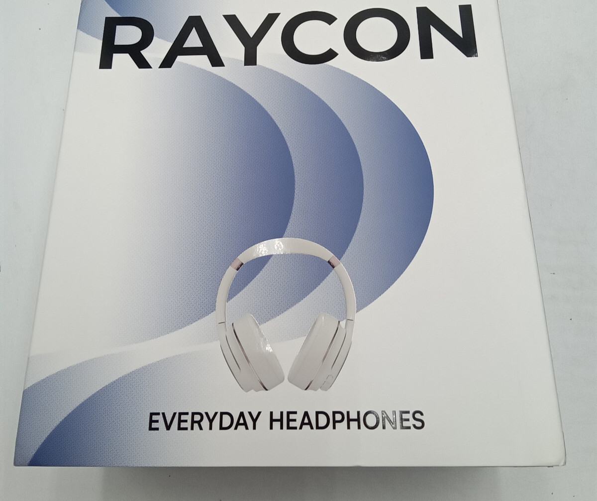 Raycon Everyday White Rose Gold Wireless Bluetooth Over The Ear Headphones