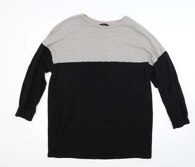 Shien Damen Pullover schwarz Polyestermischung Größe L