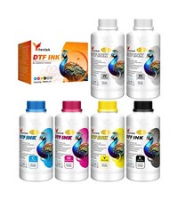 No Sediment DTF Ink 3000ML, DTF Transfer Ink for PET Film, Premium Pigment In...